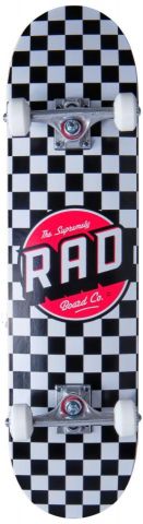 RAD Checkers Skateboard Completo (7.75