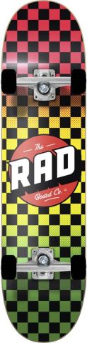 RAD Checkers Skateboard Completo (6.75