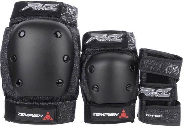 Tempish Rimz Skate Pads 3-pack (M - Negro)