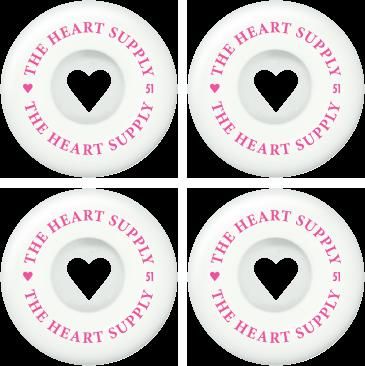 Heart Supply Clean Heart Ruedas Skate 4 Piezas (51