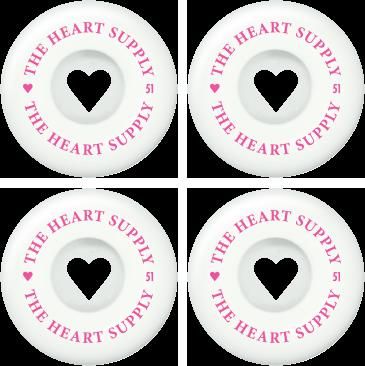 Heart Supply Clean Heart Ruedas Skate 4 Piezas (51