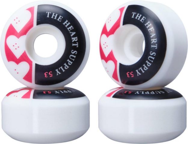 Heart Supply Squad Ruedas Skate 4 Piezas (53mm, Ro