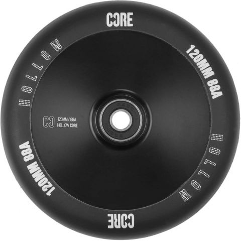 Core Hollow V2 120mm Rueda Patinete (120mm, Negro)