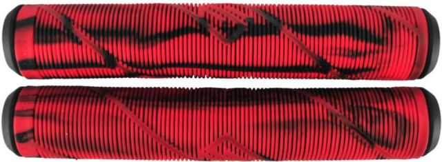 Striker Thick Logo Puños Patinete (Negro/Rojo)