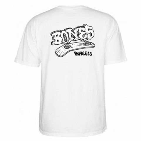 Bones Wheels Heritage Boneless T-Shirt White M