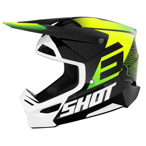 Shot Furious Helmet - Apex - Neon Yellow M