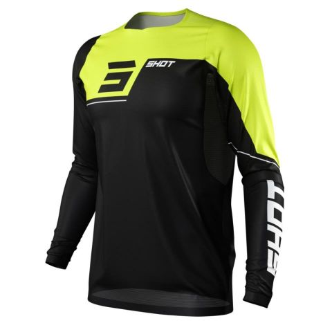 Shot Revolt Black/Yellow Jersey Kid 6/7