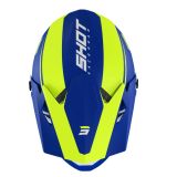 Shot Rogue United Kid Helmet Blue/NeonYellow L