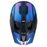 Shot Furious Kid Helmet - Apex - Blue Glossy M