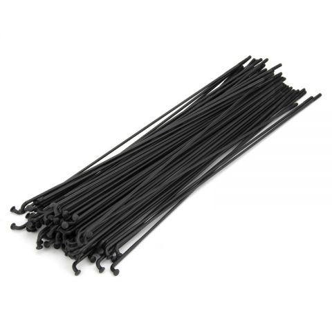 Pack 80 Radios EXCESS double butted negro 238mm