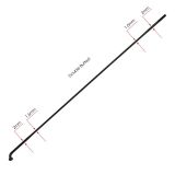 Pack 80 Radios EXCESS double butted negro 238mm