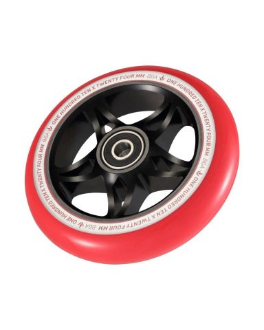 BLUNT WHEEL 110MM S3 - Color :Negro/Rojo